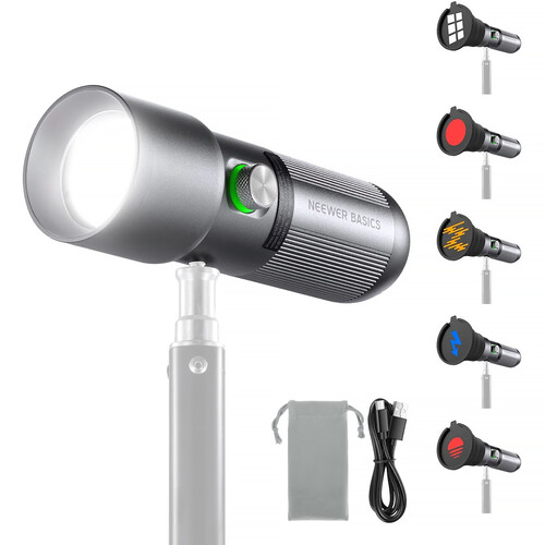 نور ثابت نیور NEEWER BASICS FL10 10W Portable Photography Flashlight